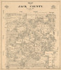 Jack County Texas - Baker 1896  Poster Print by Baker Baker # TXJC0001
