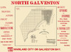 North Galveston Texas Plat - City Of Galveston Poster Print by City Of Galveston City Of Galveston # TXGA0058