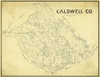 Caldwell County Texas - 1896 Poster Print by Unknown Unknown # TXCA0009