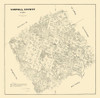 Coryell County Texas - Walsh 1879 Poster Print by Walsh Walsh # TXCO0023