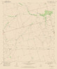 Benge Corner Texas Quad - USGS 1968 Poster Print by USGS USGS # TXBC0004