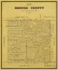Briscoe County Texas - Blau 1885 Poster Print by Blau Blau # TXBR0026