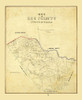 Bee County Texas - Dunlap 1863 Poster Print by Dunlap Dunlap # TXBE0012