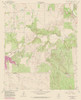 North East Antelope Creek Texas Quad - USGS 1962 Poster Print by USGS USGS # TXAC0005