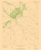 South West Antelope Creek Texas Quad - USGS 1962 Poster Print by USGS USGS # TXAC0008