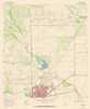 North Alice Texas Quad - USGS 1963 Poster Print by USGS USGS # TXAL0013