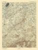 Knoxville Tennessee North Carolina Sheet Poster Print by USGS USGS # TNKN0001