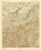 Mt Guyot Tennessee North Carolina Sheet Poster Print by USGS USGS # TNMT0001