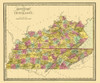 Kentucky, Tennessee - Brattleboro 1840 Poster Print by Brattleboro Brattleboro # TNZZ0005