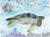 Swimming Sea Turtle Poster Print by Stellar Design Studio Stellar Design Studio # SDS346