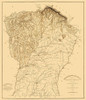 Pendleton South Carolina Landowner - Mills 1825 Poster Print by Mills Mills # SCPE0001
