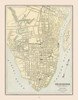 Charleston  South Carolina - Cram 1892 Poster Print by Cram Cram # SCCH0010