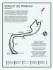 Monaco Circuit Poster Print by Mark Rogan # RGN115395