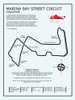 Marina Bay Circuit Poster Print by Mark Rogan # RGN115391