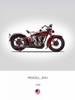 Harley Davidson Model JDH 1928 Poster Print by Mark Rogan # RGN113679