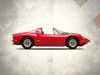 Ferrari Dino 246GTS 1973 Poster Print by Mark Rogan # RGN113387