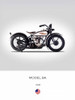 Harley Davidson Model BA 1928 Poster Print by Mark Rogan # RGN113673