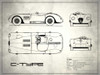 Jaguar C-Type White Poster Print by Mark Rogan # RGN113201