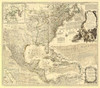 North America with British and Spanish Dominions Poster Print by Unknown Unknown # REWA0062