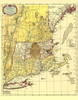 Inhabited Part of New England - Bowles 1771 Poster Print by Bowles Bowles # REWA0080
