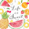 Fresh Fruit Sentiment I-Sweet Poster Print by Cynthia Coulter # RB14605CC