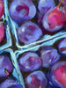 Blueberry Carton Poster Print by Kim Smith # RB14654KS