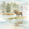 Woodland Reflections II-Moose Poster Print by Cynthia Coulter # RB14521CC