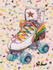 Retro Rainbow Poster Print by Jodi Augustine # RB14317JA