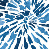 Blue Floral Burst II Poster Print by Lee C Lee C # RB14131LC