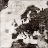 World Map Black and White III-Europe Poster Print by Marie-Elaine Cusson # RB14141MC