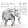 Serengeti Sentiment neutral I-Elephant Poster Print by Tara Reed # RB14053TR