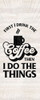 Coffee Humor vertical II-First I Drink Poster Print by Tara Reed # RB13990TR