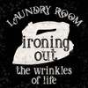 Laundry Room Humor black IV-Wrinkles Poster Print by Tara Reed # RB14020TR