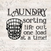 Laundry Room Humor VII-Sorting Life Poster Print by Tara Reed # RB14009TR