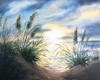 Coastal Sunrise Oil Painting square Poster Print by Tre Sorelle Studios Tre Sorelle Studios # RB14789TS