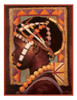 African Head Dress Poster Print by Unknown Unknown # PP101812