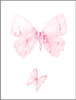Pink Butterflys II Poster Print by PI Juvenile PI Juvenile # PJ002A