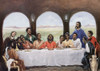 Black Last Supper Poster Print by Unknown Unknown # PD101950