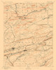 Mahanoy Pennsylvania Sheet - USGS 1893 Poster Print by USGS USGS # PAMA0001