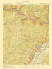 Milford Pennsylvania New Jersey New York Quad Poster Print by USGS USGS # PAMI0003