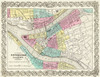 Pittsburg Pennsylvania - Colton 1855 Poster Print by Colton Colton # PAPI0003