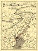 Pittsburg, Bradford and Buffalo Railway 1882 Poster Print by Colton Colton # PAPI0005