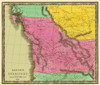 Oregon Territory - Greenleaf 1840 Poster Print by Greenleaf Greenleaf # ORZZ0004