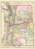 Oregon, Washington - Bradley 1887 Poster Print by Bradley Bradley # ORZZ0016