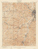 Zanesville Ohio Quad - USGS 1910 Poster Print by USGS USGS # OHZA0001