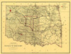 Oklahoma Indian Territory - Bien 1887 Poster Print by Bien Bien # OKZZ0005