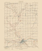 Defiance Ohio Quad - USGS 1909 Poster Print by USGS USGS # OHDE0002