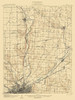Dayton Ohio Quad - USGS 1906 Poster Print by USGS USGS # OHDA0002