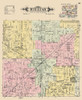 Hilliar Ohio Landowner - Caldwell 1896 Poster Print by Caldwell Caldwell # OHHI0002