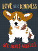 Corgi Love and Kindness Poster Print by Ginger Oliphant # O418D